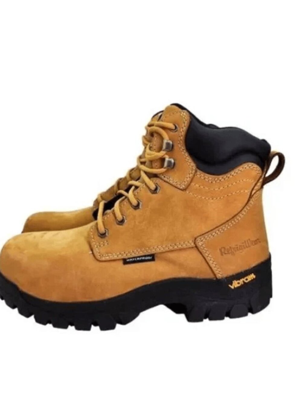 Refrigiwear Men's Tan Ice Logger Composite Toe Insulated Leather Boots Size 7